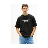 Tommy Hilfiger Erkek Tjm 90's Blok Detaylı T-Shirt - Siyah