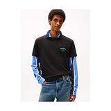 Tommy Hilfiger Erkek Tjm Dollar Stack Regular Fit T-Shirt - Siyah - XL