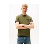 Tommy Hilfiger Erkek Tjm Entry Bliss Slim Fit T-Shirt - Yeşil - XL