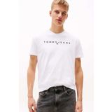 Tommy Hilfiger Erkek Tjm Logo Nakışlı T-Shirt - Beyaz