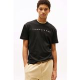 Tommy Hilfiger Erkek Tjm Logo Nakışlı T-Shirt - Siyah