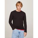 Tommy Hilfiger Erkek Tjm Orjinal Ribotlu Uzun Kollu T-Shirt - Siyah - XS
