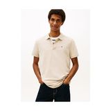 Tommy Hilfiger Erkek Tjm Placket Slim Fit Polo Yaka T-Shirt - Kum Rengi