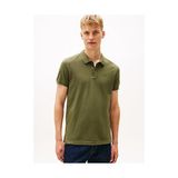Tommy Hilfiger Erkek Tjm Placket Slim Fit Polo Yaka T-Shirt - Orman Yeşili - XL