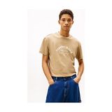 Tommy Hilfiger Erkek Tjm Regular Fit Center T-Shirt - Toprak Rengi