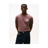 Tommy Hilfiger Erkek Tjm Regular Sign Backprint T-Shirt - Koyu Ceviz - XL