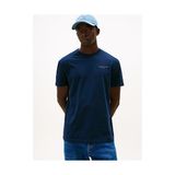 Tommy Hilfiger Erkek Tjm Slim Linear 2'li T-Shirt Paketi - Siyah - Lacivert - XL
