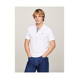 Tommy Hilfiger Erkek Tjm Slim Placket Polo T-Shirt - 2XL - Beyaz