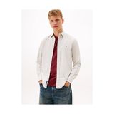 Tommy Hilfiger Erkek Tjm Slim Stripe Oxford Gömlek - Koyu Yeşil