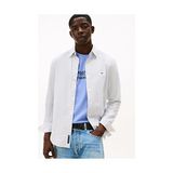 Tommy Hilfiger Erkek Tjm Slim Stripe Oxford Gömlek - Mavi Mor