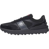 Tommy Hilfiger Erkek TJM TECHNICAL RUNNER ESS Spor Ayakkabı Black 43