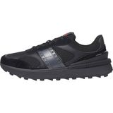 Tommy Hilfiger Erkek TJM TECHNICAL RUNNER ESS Spor Ayakkabı Black 45