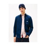 Tommy Hilfiger Erkek Tjm Yıkanmış Twill Gömlek - Lacivert
