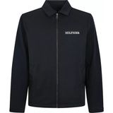 Tommy Hilfiger Erkek Uzun Kollu Fermuarlı Marka Logolu Mavi Ceket MW0MW33654-DW5 - XL