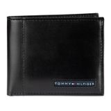 Tommy Hilfiger Erkek yolcu pasaportu kılıfı, Siyah Cambridge, Ölçü Birimi