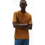 Tommy Hilfiger Erkek Yuvarlak Yaka Regular Fit Pamuklu Kısa Kollu Kahverengi T-Shirt MW0MW37508-GWP - 2XL