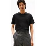 Tommy Hilfiger Erkek Yuvarlak Yaka Regular Fit Pamuklu Kısa Kollu Siyah T-Shirt MW0MW37508-BDS - 2XL