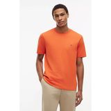 Tommy Hilfiger Erkek Yuvarlak Yaka Regular Fit Pamuklu Kısa Kollu Turuncu T-Shirt MW0MW37508-SCX - 2XL