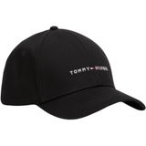 Tommy Hilfiger Erkekler Vakfı Paneli Pamuklu Şapka, siyah siyah), One Size