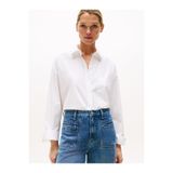 Tommy Hilfiger ESS POPLIN NEW EASY SHIRT Kadın Beyaz Gömlek - WW0WW45892
