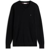 Tommy Hilfiger essential cotton v neck Erkek Kazak black XL