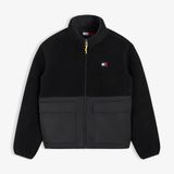 Tommy Hilfiger Essential Mix Teddy Erkek Siyah Ceket