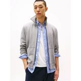 Tommy Hilfiger Essentıal Terry Zt Stand Collar Erkek Gri Sweatshirt - Mw0mw38084