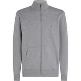 Tommy Hılfıger Essentıal Terry Zt Stand Collar Sweatshirt - Koyu Gri - 2XL