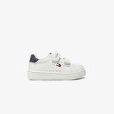 Tommy Hilfiger Flag Çocuk Beyaz Sneaker, 27, T1X9-33836-1355X336, X336-BEYAZ, Unisex Çocuk