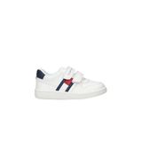 Tommy Hilfiger Flag Velcro Bebek Beyaz Spor Ayakkabı, T1X9-33841-1355X336
