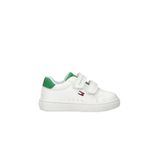 Tommy Hilfiger Flag Velcro Bebek Beyaz/Yeşil Spor Ayakkabı, T1X9-33836-1355X165