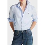 Tommy Hilfiger FLEX POPLIN KENT COLLAR SF SHIRT Erkek Mavi Gömlek - MW0MW38137