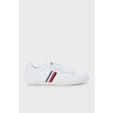 Tommy Hilfiger FM0FM04277 YBR Beyaz Deri Sneaker Erkek Ayakkabı