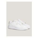 Tommy Hilfiger FW0FW077800K7 Beyaz Deri Kadın Sneaker