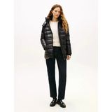 Tommy Hilfiger Gloss Hw Down Waıst Reg Coat Kadın Siyah Mont - Ww0ww47355