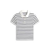 Tommy Hilfiger Gold Button Slim SS Polo Yaka T-shirt, M, WW0WW492520BA, Mavi, Kadın