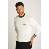 Tommy Hilfiger Graphıc Cotton Crew Erkek Beyaz Kazak Mw0mw38336z00
