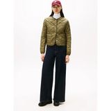 Tommy Hilfiger Hafif Dolgulu Normal Kesim Kapitone Kadın Yeşil Ceket WW0WW47290MSH