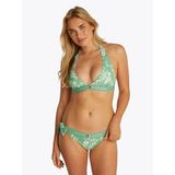 Tommy Hilfiger HALTER RP PRINT Kadın Bikini Üstü, Yeşil, S