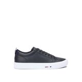 Tommy Hilfiger Harlem Street Lth Siyah Sneaker, 40, FM0FM05708BDS, Black, Erkek