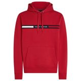 Tommy Hilfiger HILFIGER CHEST INSERT HOODY Erkek Kırmızı Sweatshirt - MW0MW37361