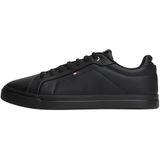 Tommy Hilfiger Icon Court Light Ess Erkek Spor Ayakkabı, Black, 44