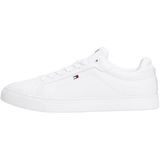 Tommy Hilfiger ICON COURT LTH FLAG ESS Erkek Spor Ayakkabı White 45