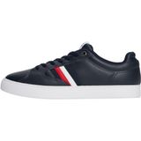 Tommy Hilfiger Icon Court Stripes Sneaker, 40, TK-NW01/FM0FM05628, Siyah, Erkek