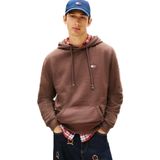 Tommy Hilfiger Jeans Regular Badge Erkek Kahverengi Sweatshirt