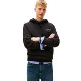 Tommy Hilfiger Jeans Regular Dollar Stack Erkek Siyah Sweatshirt