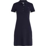 TOMMY HILFIGER Kadın 1985 SLIM PIQUE POLO DRESS SS Elbise Desert Sky L