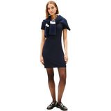 TOMMY HILFIGER Kadın 1985 SLIM PIQUE POLO DRESS SS Elbise Desert Sky S