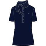 Tommy Hilfiger Kadın 1985 SLIM PIQUE POLO SS Polo Shirt Desert Sky XS