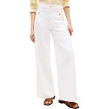 Tommy Hilfiger Kadın Beyaz Denim Pantolon, 70's Wide Leg, 29-32 Beden